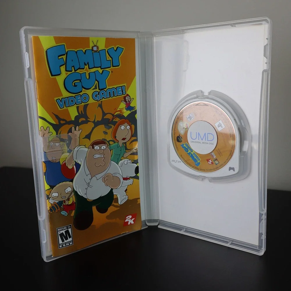 Family Guy Video Game (Sony PSP, 2006) CIB Tested and Working Video Game